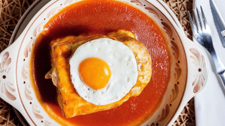 Francesinha da Cervejaria Brasão - Divulgação/Cervejaria Brasão - Divulgação/Cervejaria Brasão