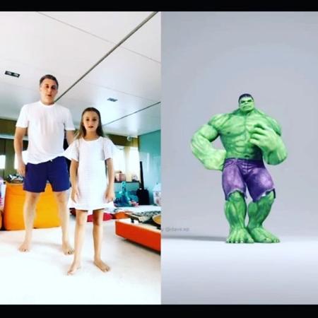 Luciano Huck dança como Hulk - Reprodução/Instagram