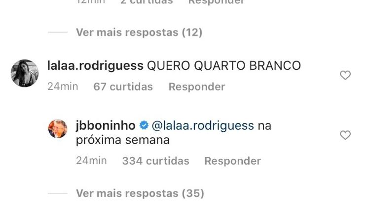 Quarto branco - Reprodução/Instagram - Reprodução/Instagram