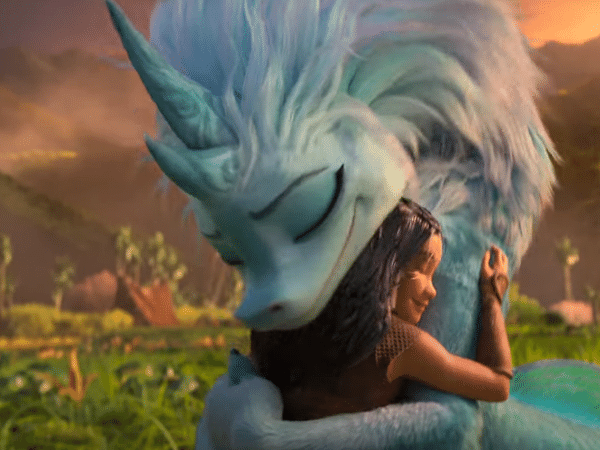 Raya abraça 'O Último Dragão' no trailer do filme da Disney
