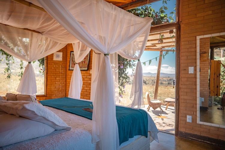 Casa Terra Capim Estrela - Alto Paraíso de Goiás/GO - Reprodução/Airbnb - Reprodução/Airbnb