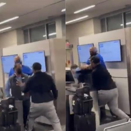 Courtney Drummond foi preso após dar um soco em um funcionário da Southwest Airlines - Reprodução/Twitter