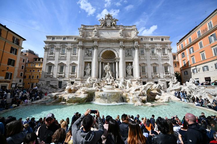 Fontana di Trevi, em Roma