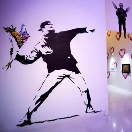 A exposição será a primeira digital imersiva não autorizada dedicada ao subversivo artista Bansky - EPA/Ansa Brasil