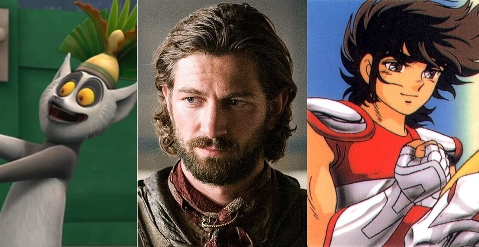 Daario Naharis (Michiel Huisman) foi dublado na quinta temporada por Léo Rabelo, o Rei Julien de "Os Pinguins de Madagascar". No sexto ano, tem a voz de Hermes Baroli, conhecido por Seiya de Pégaso em "Os Cavaleiros do Zodíaco" e atual diretor da dublagem de "Game of Thrones" - Montagem/UOL