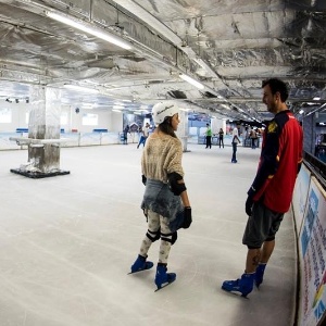 Estação On Ice, no Rio de Janeiro - Reprodução/Facebook - Reprodução/Facebook