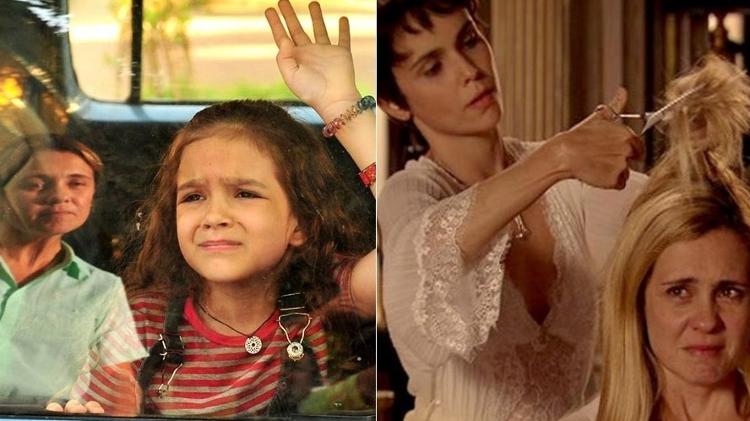 Primeira e segunda fases de "Avenida Brasil" - Reprodução/TV Globo - Reprodução/TV Globo