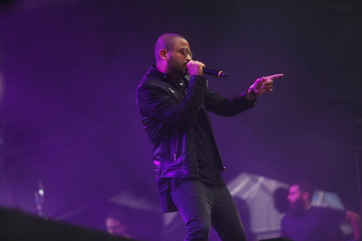 10.dez.2016 - Projota se apresenta no Z Festival, no Allianz, em São Paulo - Iwi Onodera/Brazil News