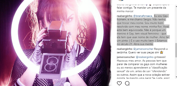 Ex-BBB Serginho rebate ataques homofóbicos: 'Nunca quis ser mulher' - Reprodução/Instagram - Reprodução/Instagram
