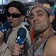 Carioca (Robaldo Esperman) e Evandro Santo (Christian Pior) no quadro "Meda", do "Pânico na TV", em 2007 - Reprodução/RedeTV!