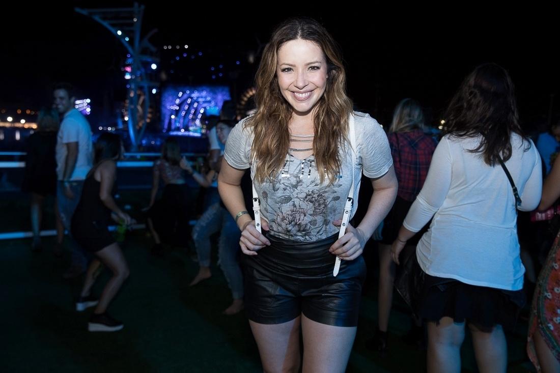 Renata Dominguez também prestigiou evento sertanejo no Rio - Felipe Panfili / Divulgação
