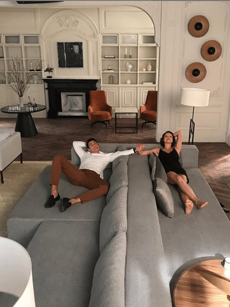 Reynaldo Gianecchini e Agatha Moreira Moreira se esbaldam na nova mansão de Maria da Paz - Reprodução/Instagram