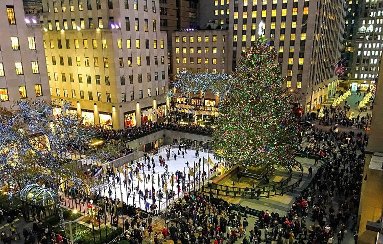 Rockefeller Center, em Nova York, nos EUA: destino é o favorito de latinos