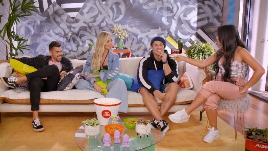 Biel e Cinthia discutem em spin-off do De Férias com o Ex Brasil, na MTV - Reprodução/MTV