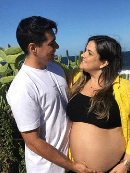 Giselle Policarpo e o marido Rocini Tavares - Reprodução/Instagram
