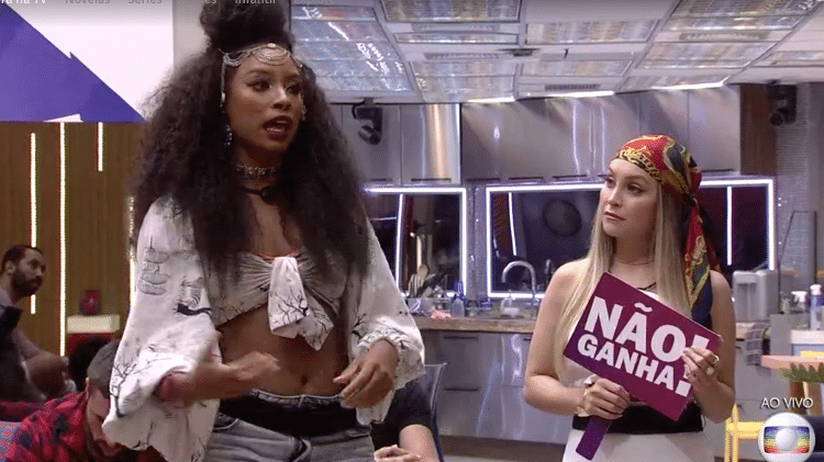 BBB 21: Lumena alfineta Carla Diaz em jogo da discórdia - Reprodução/Globoplay - Reprodução/Globoplay