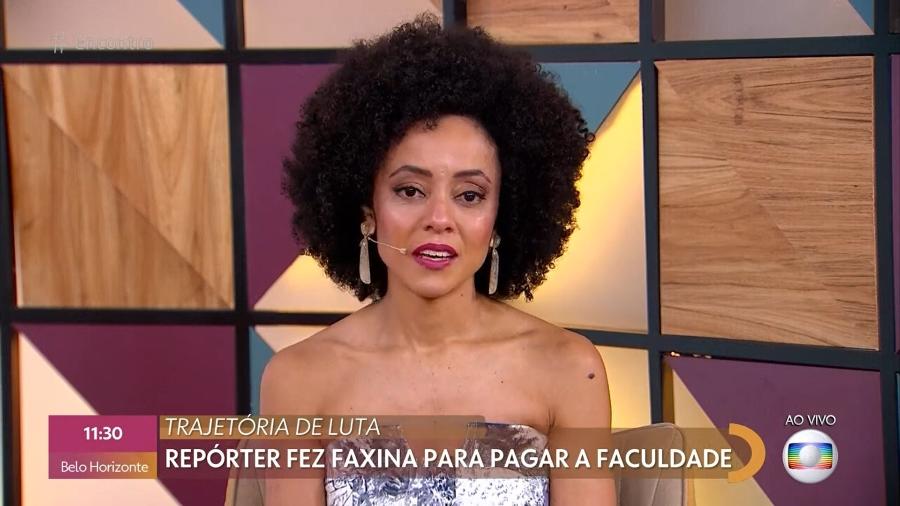 Valéria Almeida durante "Encontro" - Reprodução/GloboPlay