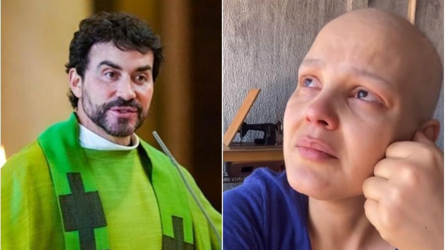 Padre Fábio de Melo se emocionou com vídeo de Priscila Oliveira, de 35 anos - Reprodução/Instagram