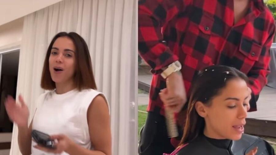 Anitta arruma cabelo após corte de Gkay - Reprodução/Instagram