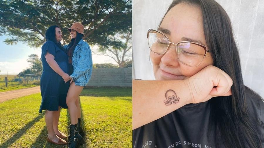 BBB 23: Mãe de Larissa também fez uma tatuagem em homenagem à filha - Reprodução/Instagram