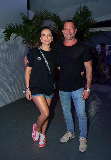 Rock in Rio: Malvino Salvador e a esposa, Kyra Gracie, no 4º do festival