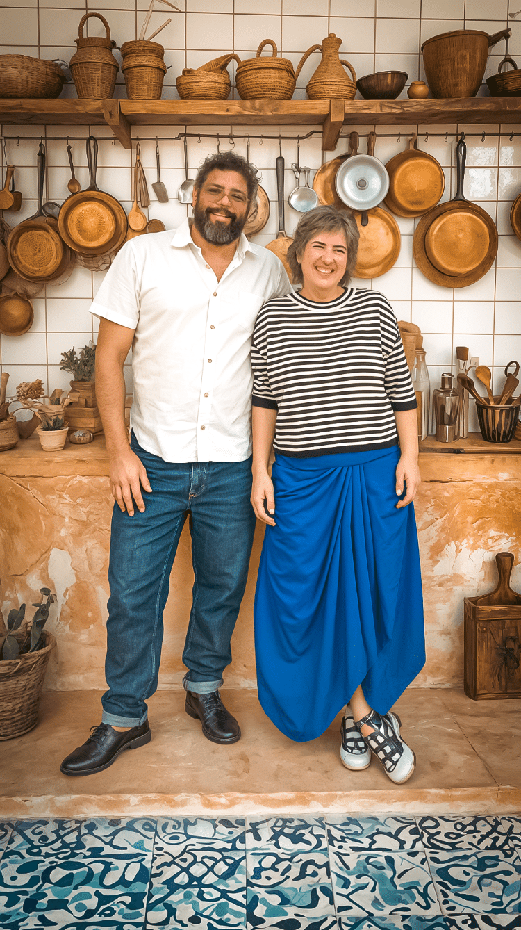 Mari e Esdras, do "Coma lá em Casa" Mari e Esdras, do "Coma lá em Casa"