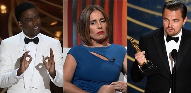 Chris Rock, Gloria Pires ou Leonardo DiCaprio: qual foi o ponto alto do Oscar 2016? - Reprodução/Montagem UOL