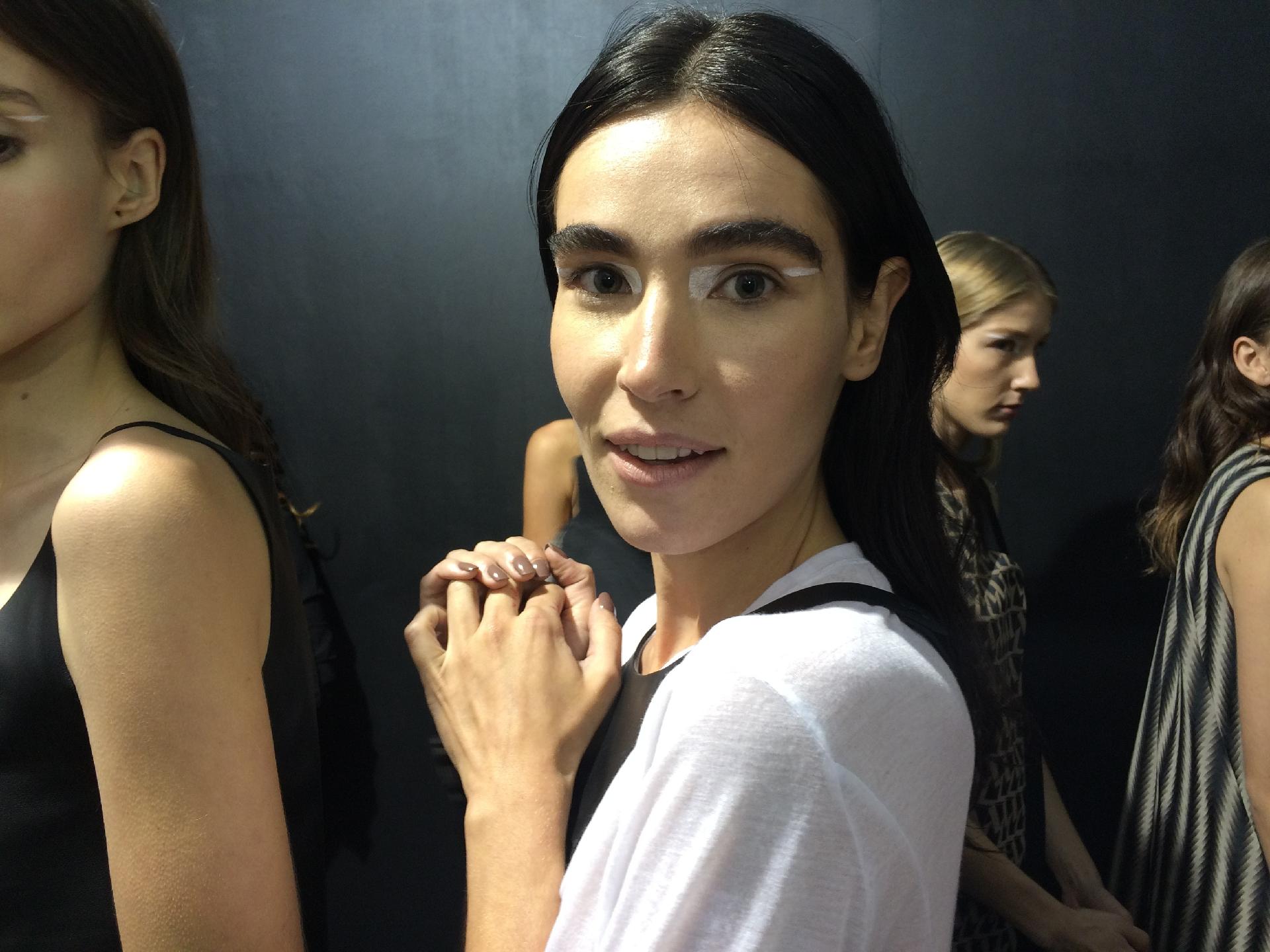 Ellen Milgrau, 23, trabalha como modelo desde os 16, mas virou hit nas redes sociais antes de brilhar na SPFW - Natália Eiras/UOL