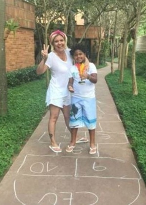 Astrid e o filho Gabriel - Arquivo pessoal - Arquivo pessoal