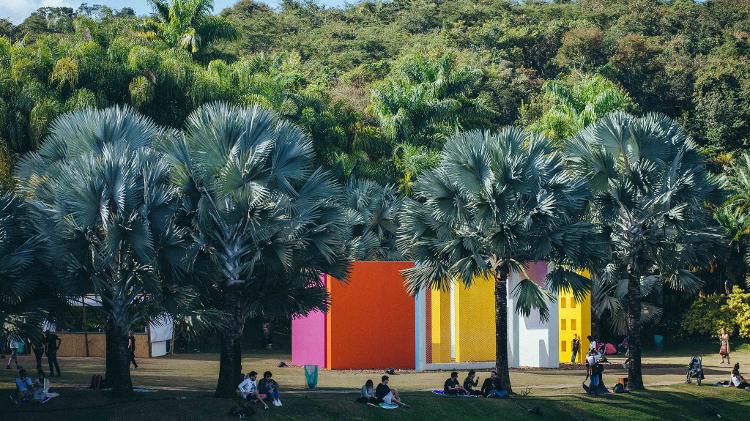 Público durante o Festival MecaInhotim no fim de semana - Rafael Morse - Rafael Morse