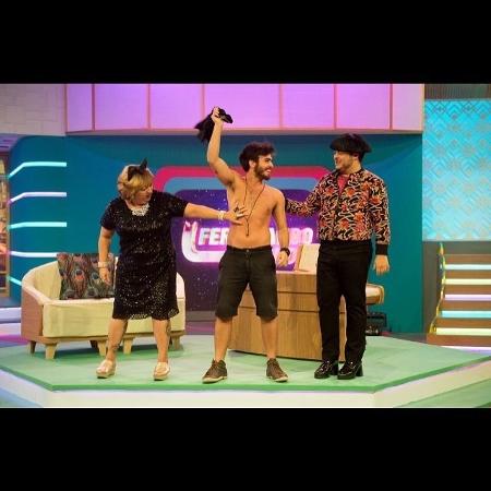 Matheus participou da gravação do "Ferdinando Show" com a Marília Mendonça - Reprodução/Instagram Matheus Corcione - Reprodução/Instagram Matheus Corcione