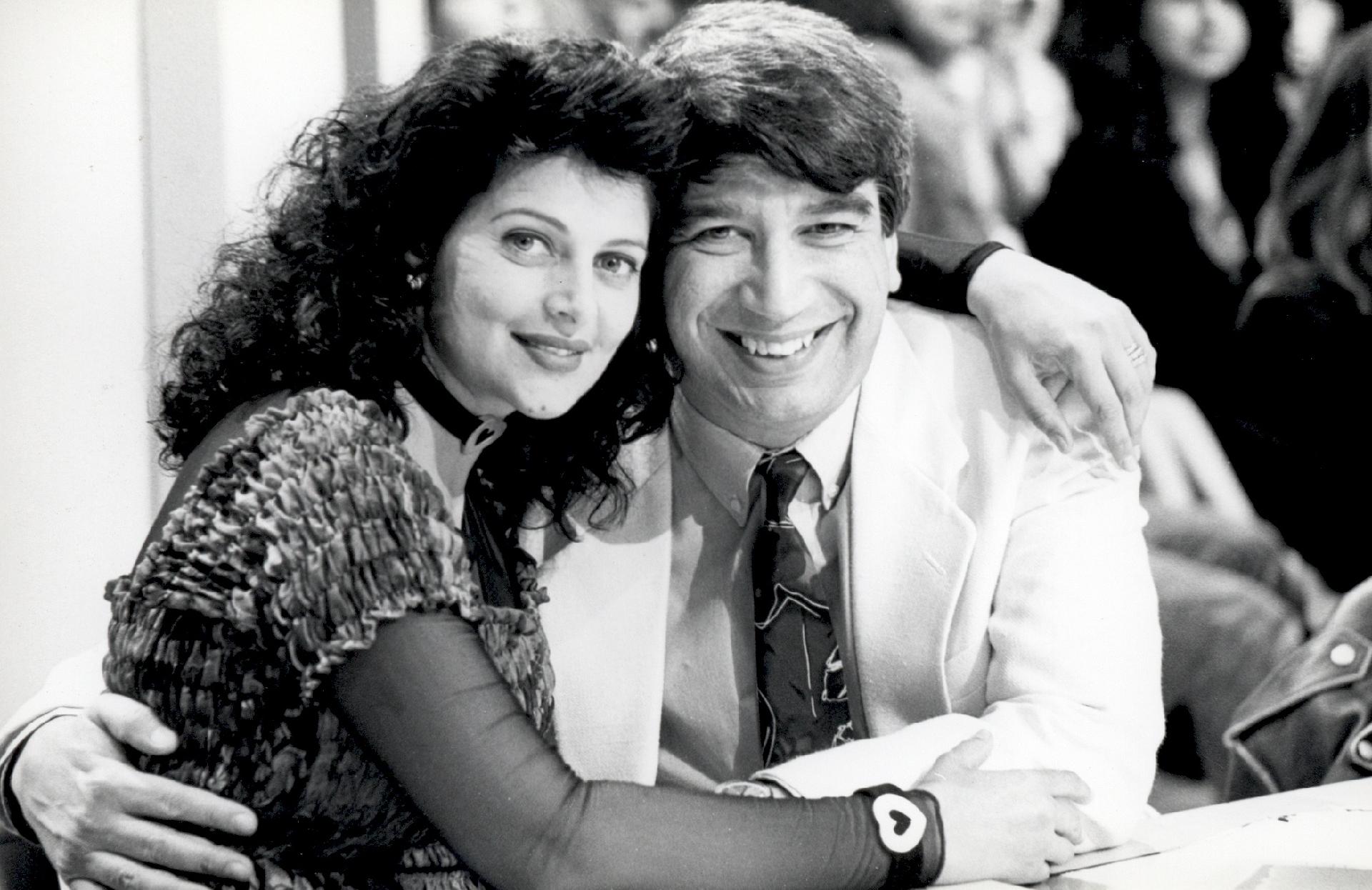 Décio Piccinini e Sônia Lima no "Show de Calouros", nos anos 80 - Divulgação/SBT