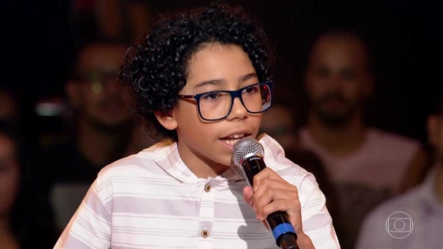 Felipe Machado canta "Pro Dia Nascer Feliz" e passa de fase no "The Voice Kids" - Reprodução/TV Globo