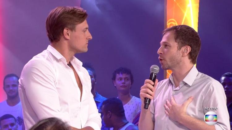 Leifert e Diego - Reprodução/TvGlobo - Reprodução/TvGlobo