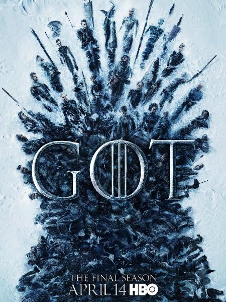 Novo pôster da oitava temporada de "Game of Thrones" - Reprodução/Twitter
