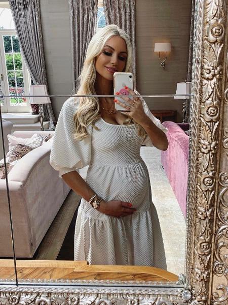 A modelo e atriz irlandesa Rosanna Davison está grávida de gêmeos - Reprodução/Instagram @rosanna_davison