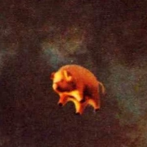 Detalhe do porco voador de "Animals" - Reprodução