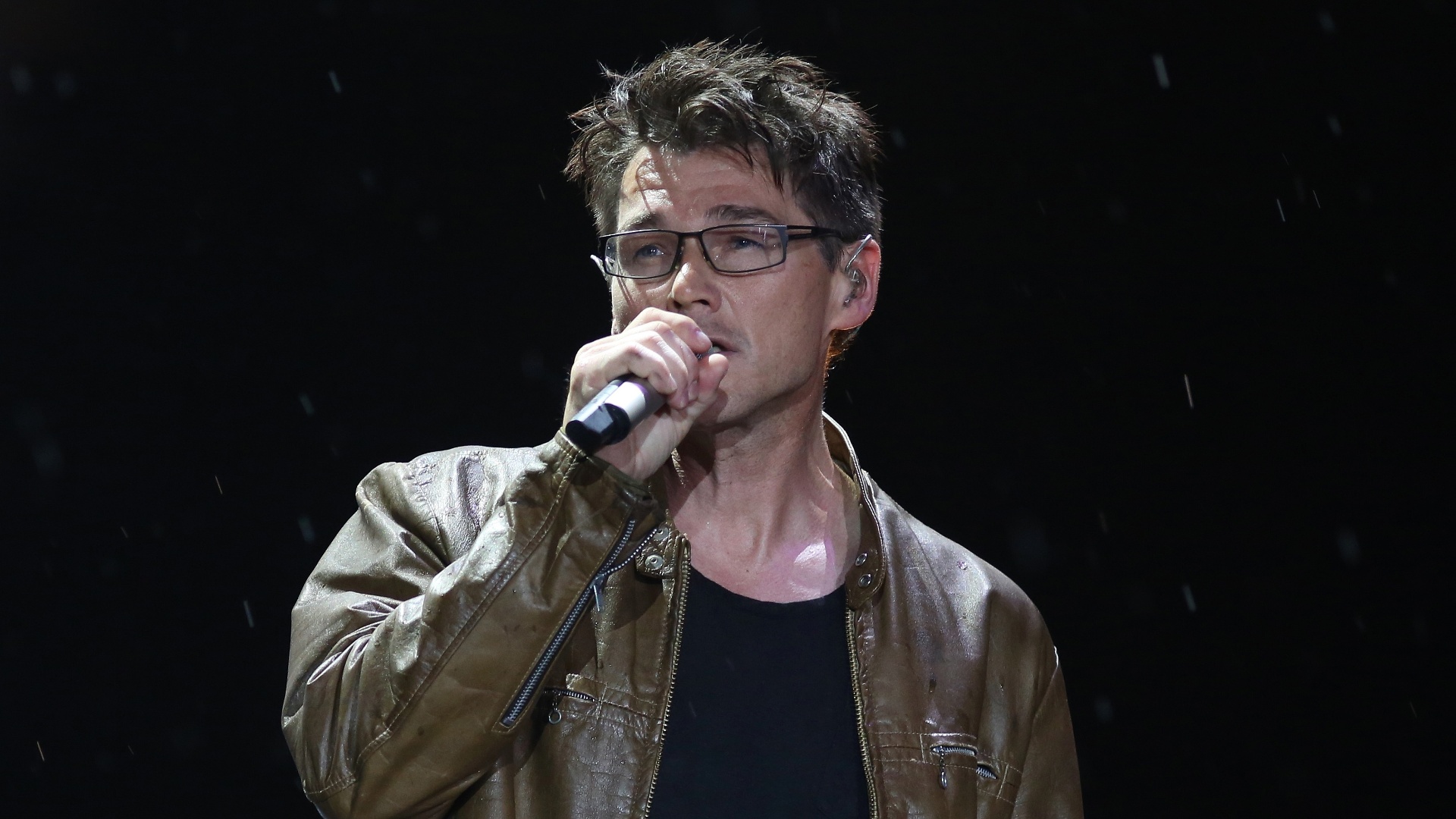 27.set.2015 - A banda norueguesa A-ha se apresenta no palco Mundo no último dia do Rock in Rio 2015 - Fernando Maia/UOL
