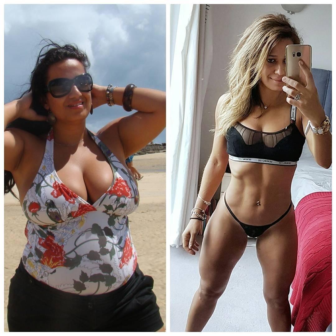 Eu tinha a meta de perder 35kg e focava nela, mas não tinha ideia de que poderia ficar flácida. Na minha cabeça era só emagrecer e pronto - Reprodução/Instagram