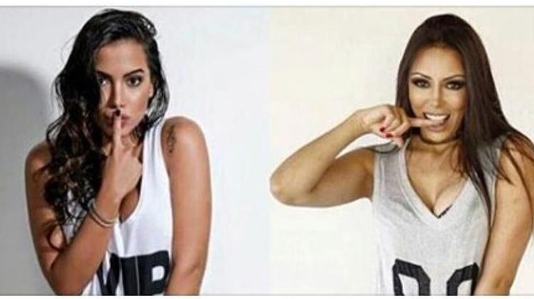 Anitta e Ana Luiza Neves, que trabalha como cover da cantora  - Divulgação  - Divulgação 