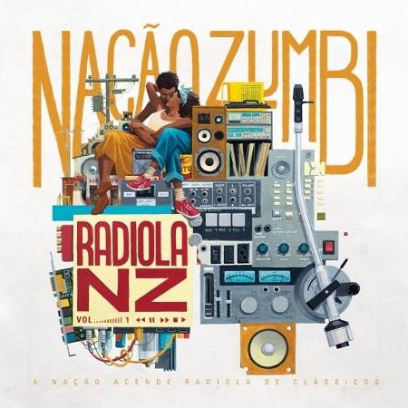 Capa do álbum "Radiola NZ Vol. 1", do Nação Zumbi - Divulgação - Divulgação