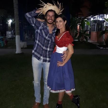 Fátima Bernardes e Túlio Gadêlha curtiram festa junina juntos - Reprodução/Instagram