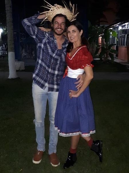 Fátima Bernardes e Túlio Gadêlha curtiram festa junina juntos - Reprodução/Instagram