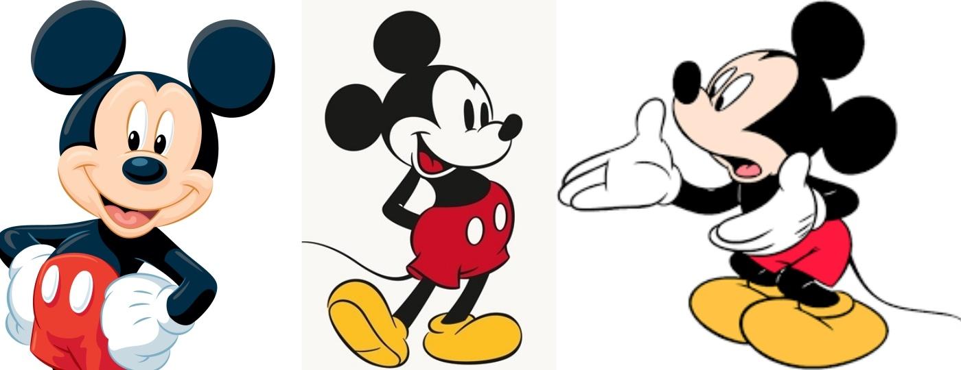 Você já reparou que as orelhas do Mickey estão sempre viradas para