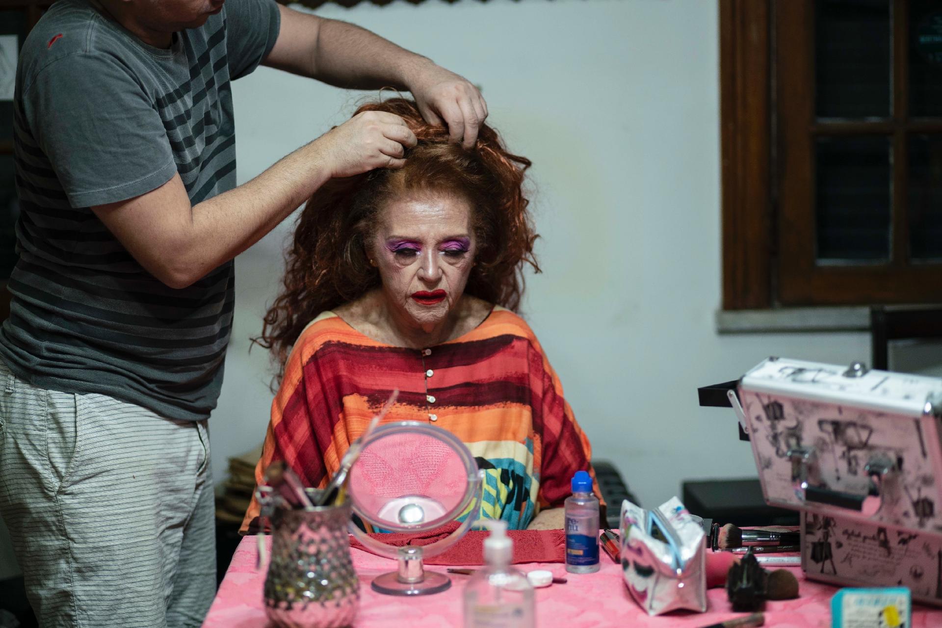 Bertha Nutels (72), que após a morte do marido resolveu virar Drag Quenn e criou a personam "Ala" - Ricardo Borges/UOL