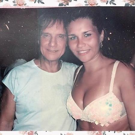 Roberto Carlos e Gracy Kelly, a Mulher Maçã - Reprodução/ Instagram