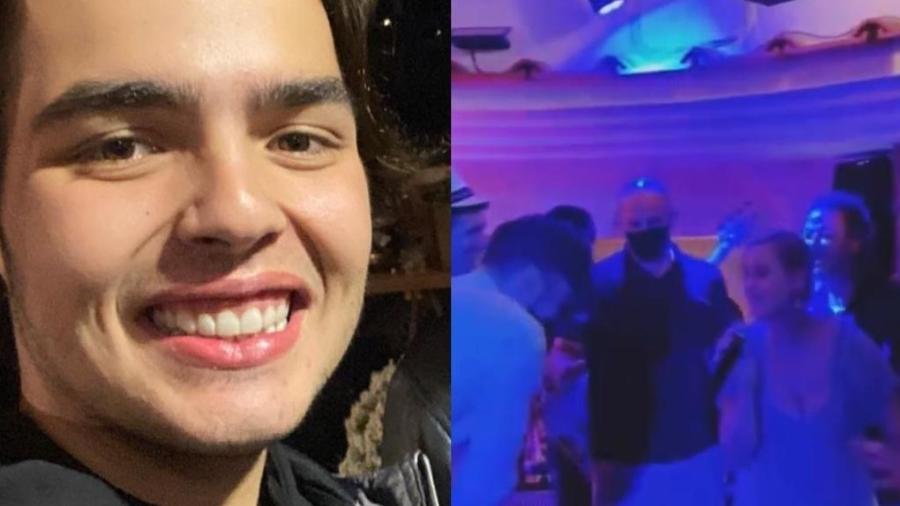 João Guilherme flagrou Katy Perry e Orlando Bloom cantando em Capri - Reprodução/Instagram