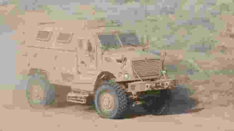 MRAP deixado pelo exército americano no Afeganistão  - Navistar Defense - Navistar Defense