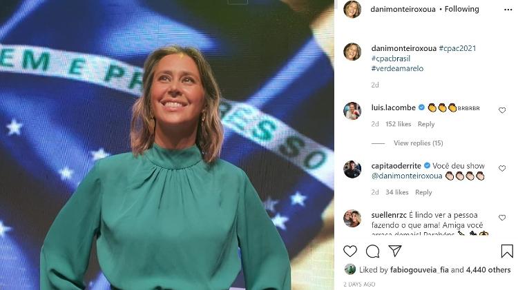 dani-cpac - Reprodução/Instagram - Reprodução/Instagram