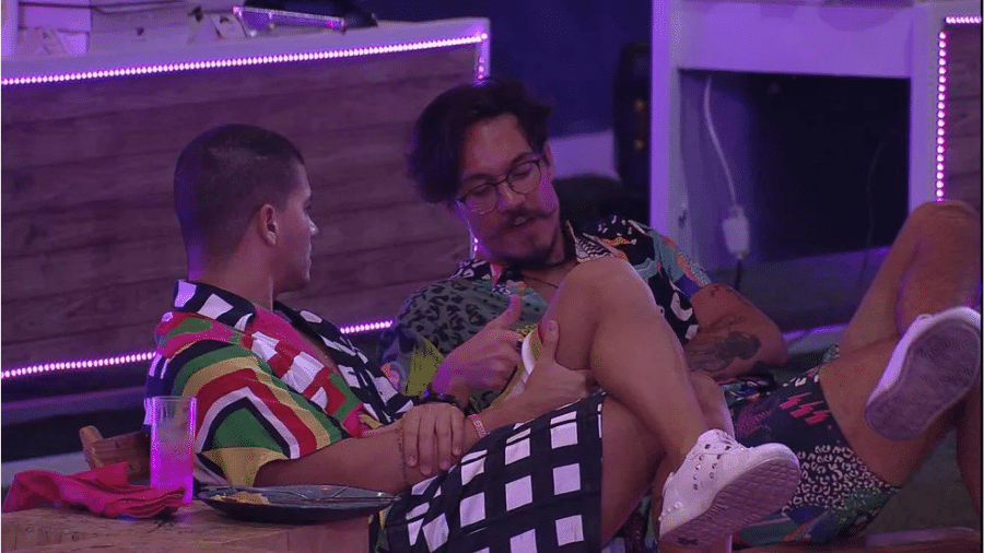 BBB 22: Arthur reclama para Eliezer em festa - Reprodução/Globoplay